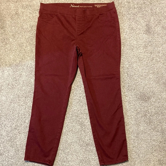 Natural Reflections Platinum Stretch Jeggings XL - Picture 2 of 15